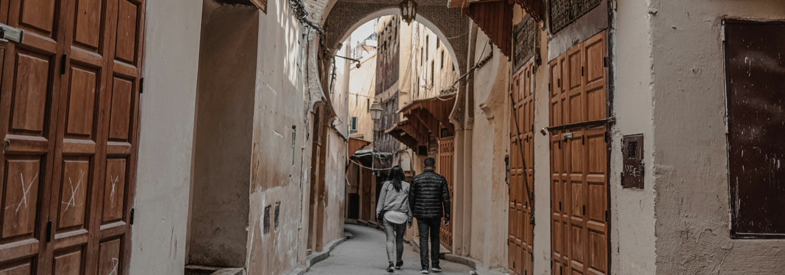 ruelles de Fes au Maroc